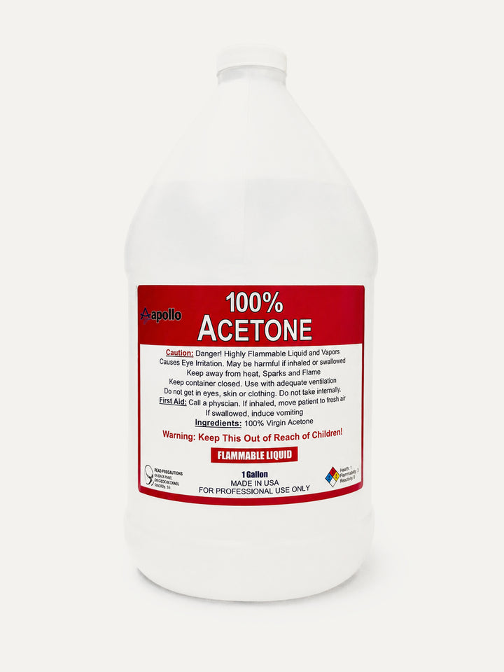 Pure 100% Acetone – 4 × 1 Gallon Case
