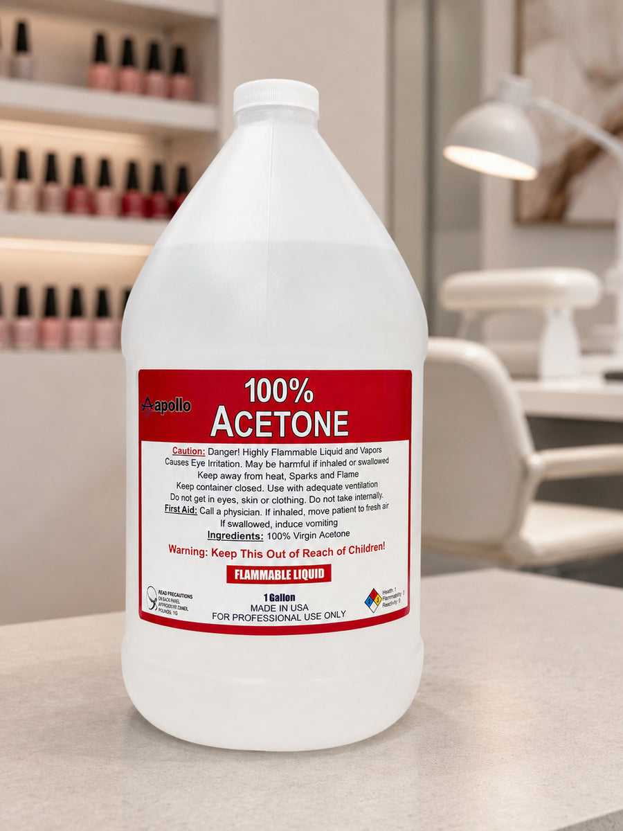 Pure 100% Acetone – 4 × 1 Gallon Case