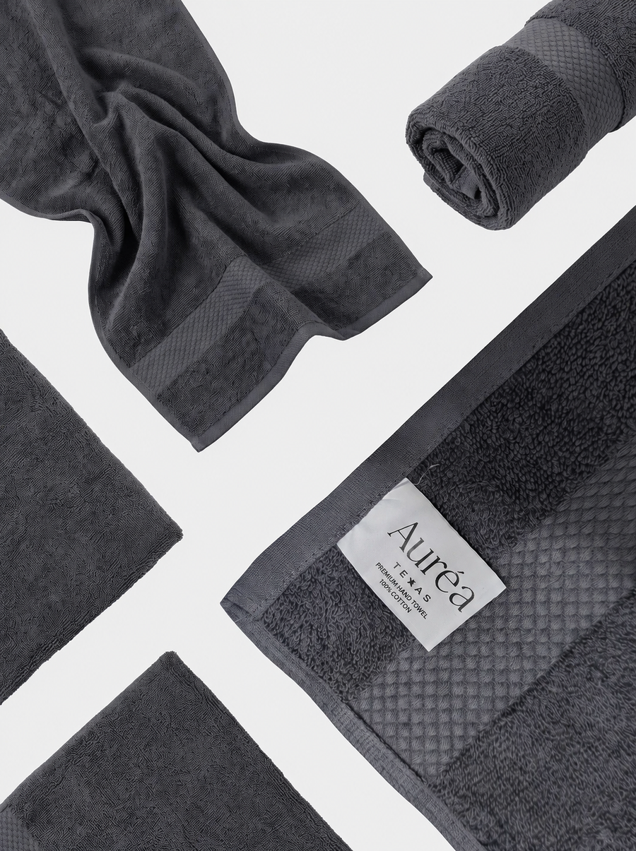 Premium Urban Charcoal Hand Towel – 3.5 lb (16 x 29) | 10 Dozen Case