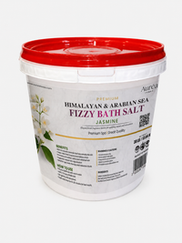 Premium Himalayan & Refined Sea Salt Fizzy Bath Blend – 30 lb Bucket