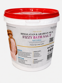 Premium Himalayan & Refined Sea Salt Fizzy Bath Blend – 30 lb Bucket