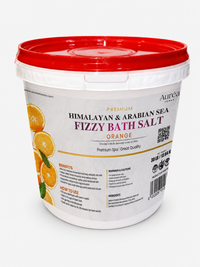 Premium Himalayan & Refined Sea Salt Fizzy Bath Blend – 30 lb Bucket