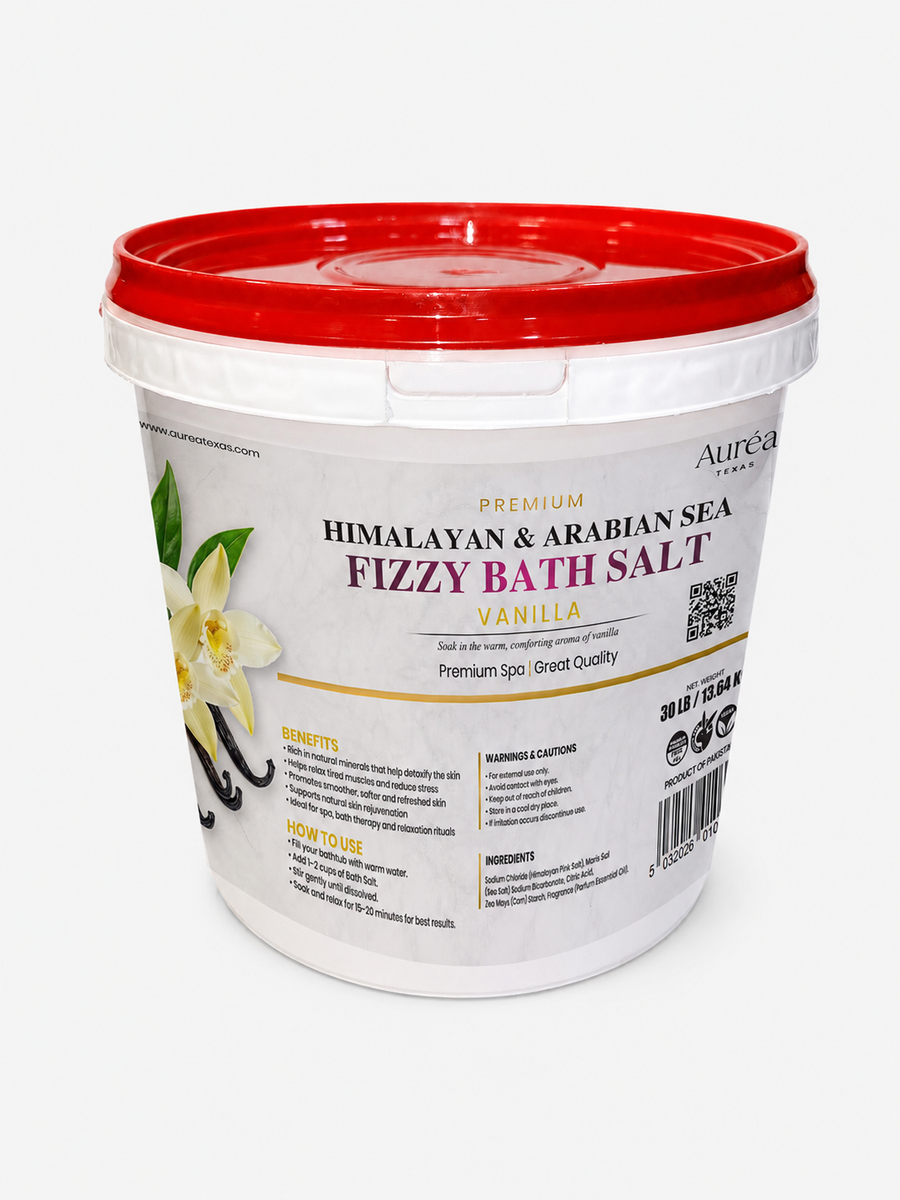 Premium Himalayan & Arabian Sea Fizzy Bath Salt – 30 lb Bucket