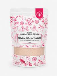 Premium Himalayan & Epsom Bath Salt Mixed – 2 lb, 12 Bags/Case