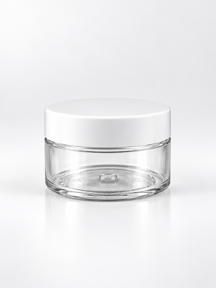 Empty Plastic Jars – 1 oz Thick Wall Jar – 500 Pieces/Case