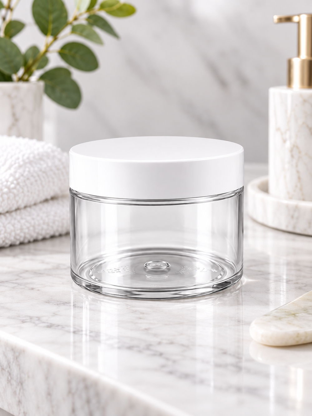 Empty Plastic Jars – 4 oz Thick Wall Jar – 200 Pieces/Case