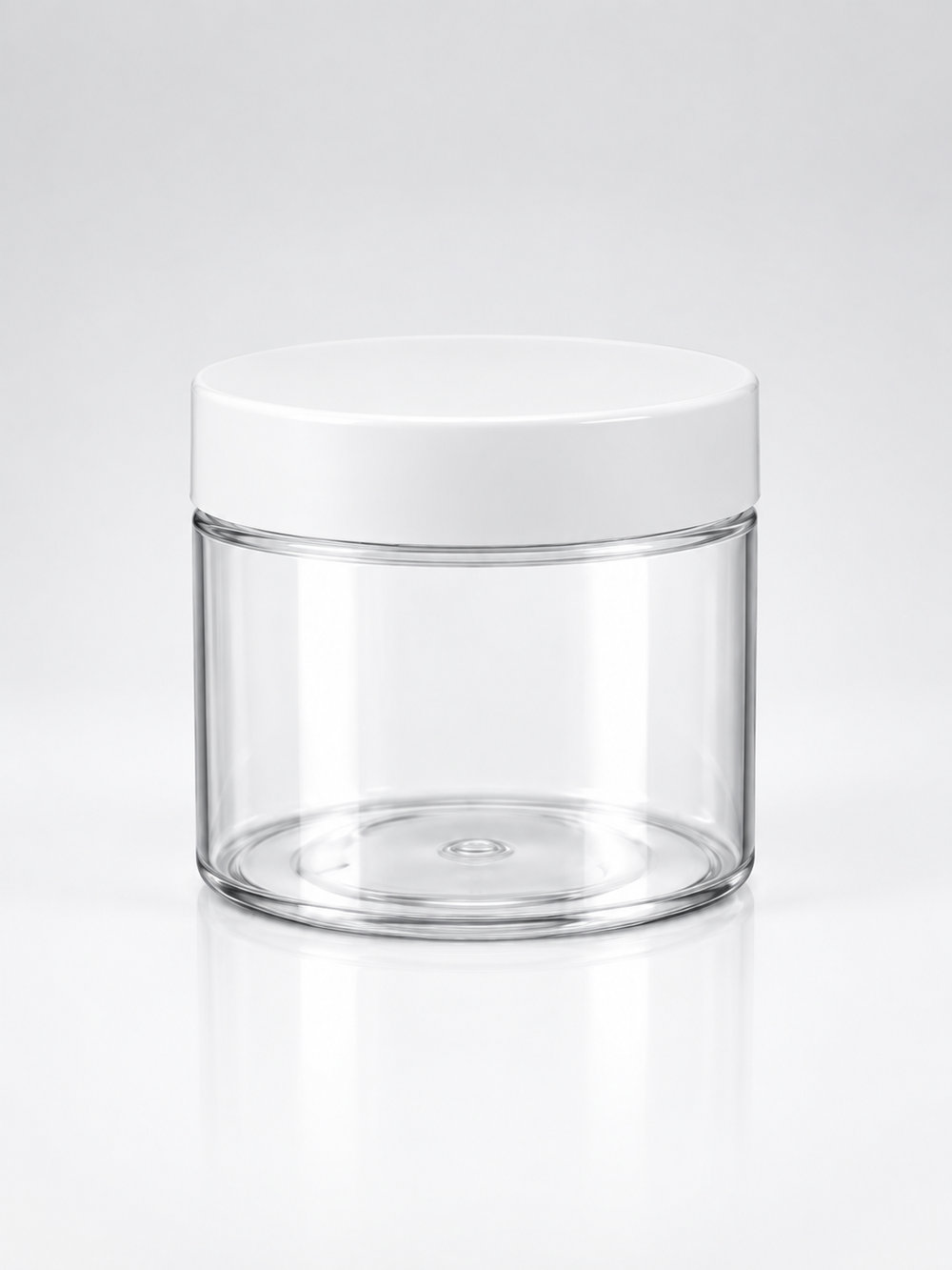 Empty Plastic Jars – 20 oz Clear Jar – 100 Pieces/Case