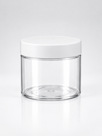 Empty Plastic Jars – 20 oz Clear Jar – 100 Pieces/Case