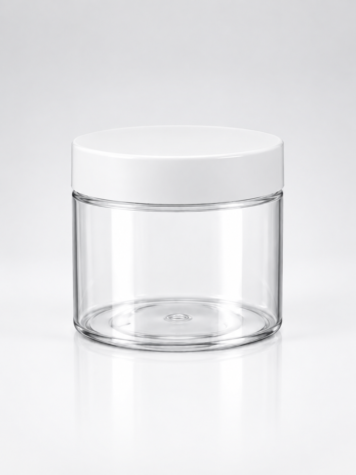 Empty Plastic Jars – 20 oz Clear Jar – 100 Pieces/Case