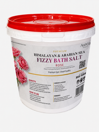 Premium Himalayan & Refined Sea Salt Fizzy Bath Blend – 30 lb Bucket