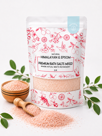 Premium Himalayan & Epsom Bath Salt Mixed – 2 lb, 12 Bags/Case
