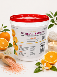 Premium Himalayan, Epsom & Non-Refined Sea Salt Bath Blend – 30 lb Bucket