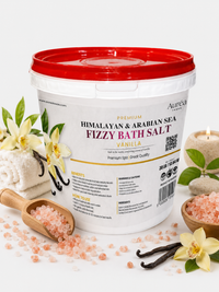 Premium Himalayan & Refined Sea Salt Fizzy Bath Blend – 30 lb Bucket