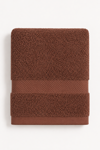Premium Warm Walnut Brown Hand Towel – 3.5 lb (16 x 29) | 10 Dozen Case