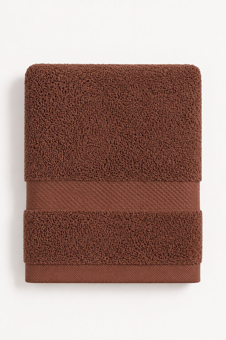 Premium Warm Walnut Brown Hand Towel – 3.5 lb (16 x 29) | 10 Dozen Case