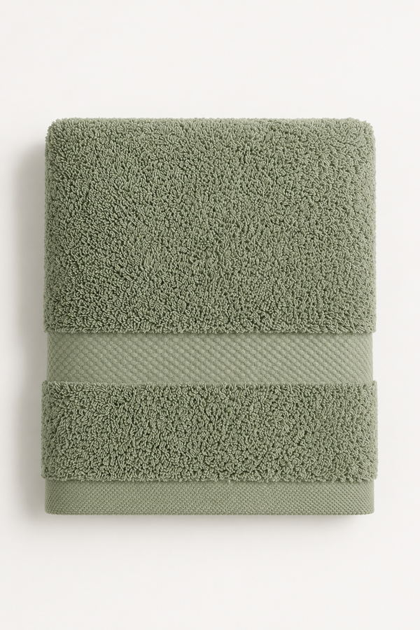 Premium Sage Meadow Green Hand Towel – 3.5 lb (16 x 29) | 10 Dozen/Case (120 Towels)