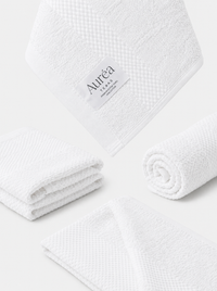 Premium Pure Snow White Hand Towel – 3 lb (16 x 27) | 10 Dozen Case