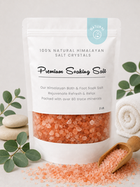 Premium Natural Himalayan Bath Salt Crystals – 2 lb 12 Bags/Case