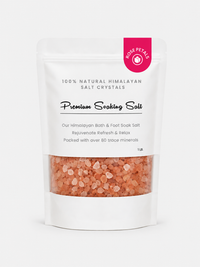 Premium Natural Himalayan Bath Salt Crystals – 1 lb 24 Bags/Case