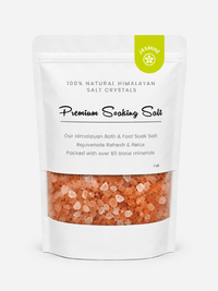 Premium Natural Himalayan Bath Salt Crystals – 1 lb 24 Bags/Case