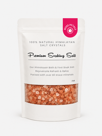 Premium Natural Himalayan Bath Salt Crystals – 2 lb 12 Bags/Case