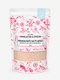 Premium Himalayan & Epsom Bath Salt Mixed – 2 lb, 12 Bags/Case