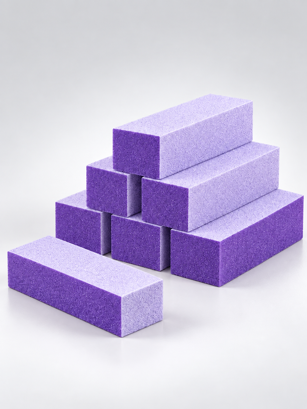3-Way Purple Nail Buffer 500 Pieces/Case