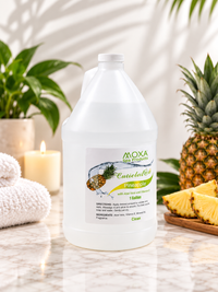 MOXA Clear Pineapple Cuticle Oil – 4 × 1 Gallon Case