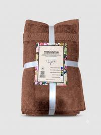 Premium Warm Walnut Brown Hand Towel – 3 lb (16 x 27) | 10 Dozen Case
