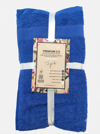Premium Deep Sapphire Blue Hand Towel – 3.5 lb (16 x 29) | 10 Dozen Case