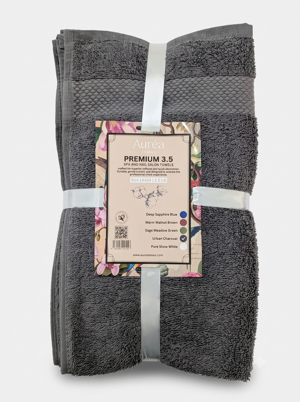 Premium Urban Charcoal Hand Towel – 3.5 lb (16 x 29) | 10 Dozen Case
