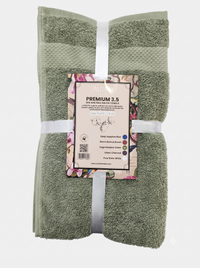 Premium Sage Meadow Green Hand Towel – 3.5 lb (16 x 29) | 10 Dozen Case