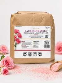 Premium Himalayan & Non-Refined Sea Salt Bath Blend – 55 lb Bag