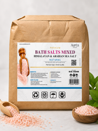 Premium Himalayan & Non-Refined Sea Salt Bath Blend – 55 lb Bag