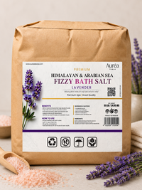 Premium Himalayan & Refined Sea Salt Fizzy Bath Blend – 55 lb Bag