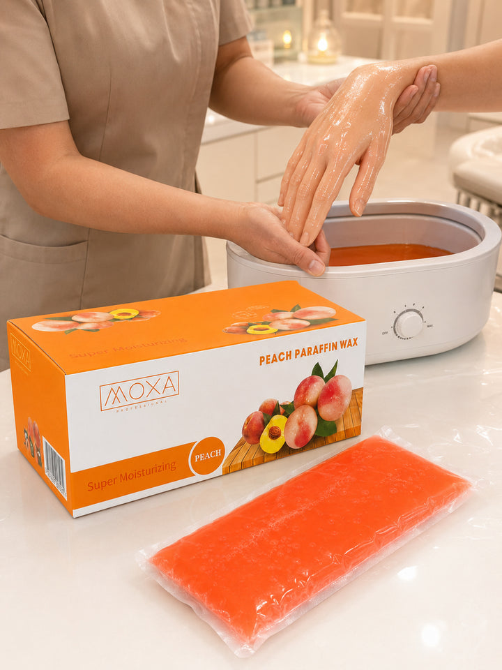 Moxa Paraffin Wax (Peach) – 36 Bags/Case