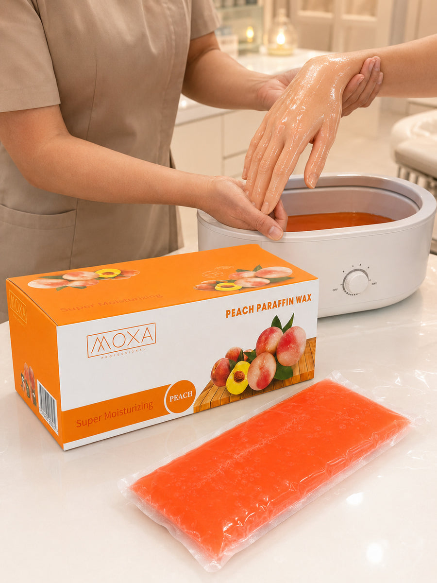 Moxa Paraffin Wax (Peach) – 36 Bags/Case