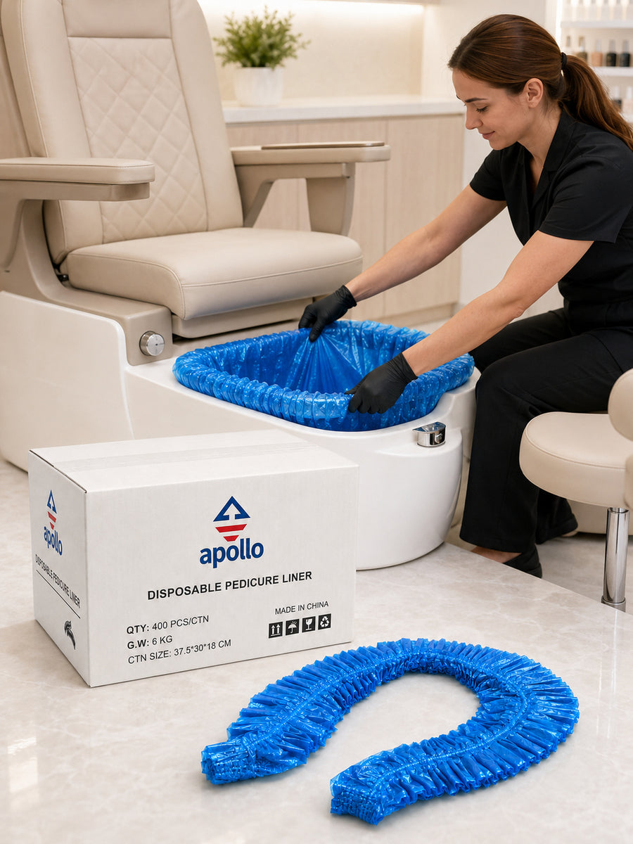 Disposable Pedicure Liner (Blue) – 400/Case
