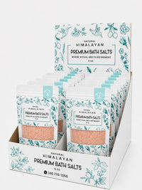 Premium Himalayan Pink Bath Salt – 5 oz, 48 Bags/Case
