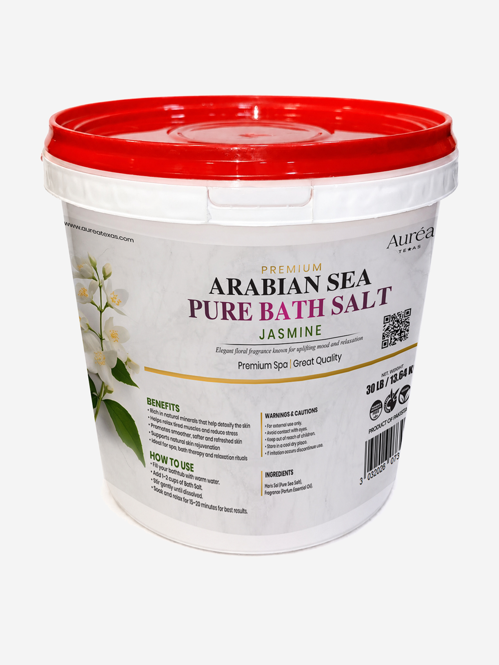 Premium Arabian Sea Bath Salt – 30 lb Bucket