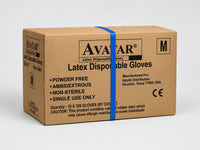 [1000ct] Avatar Powder-Free Latex Disposable Gloves gallery image 4
