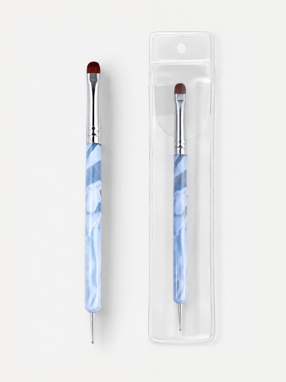French Nail Art Brush – Marble Handle product image