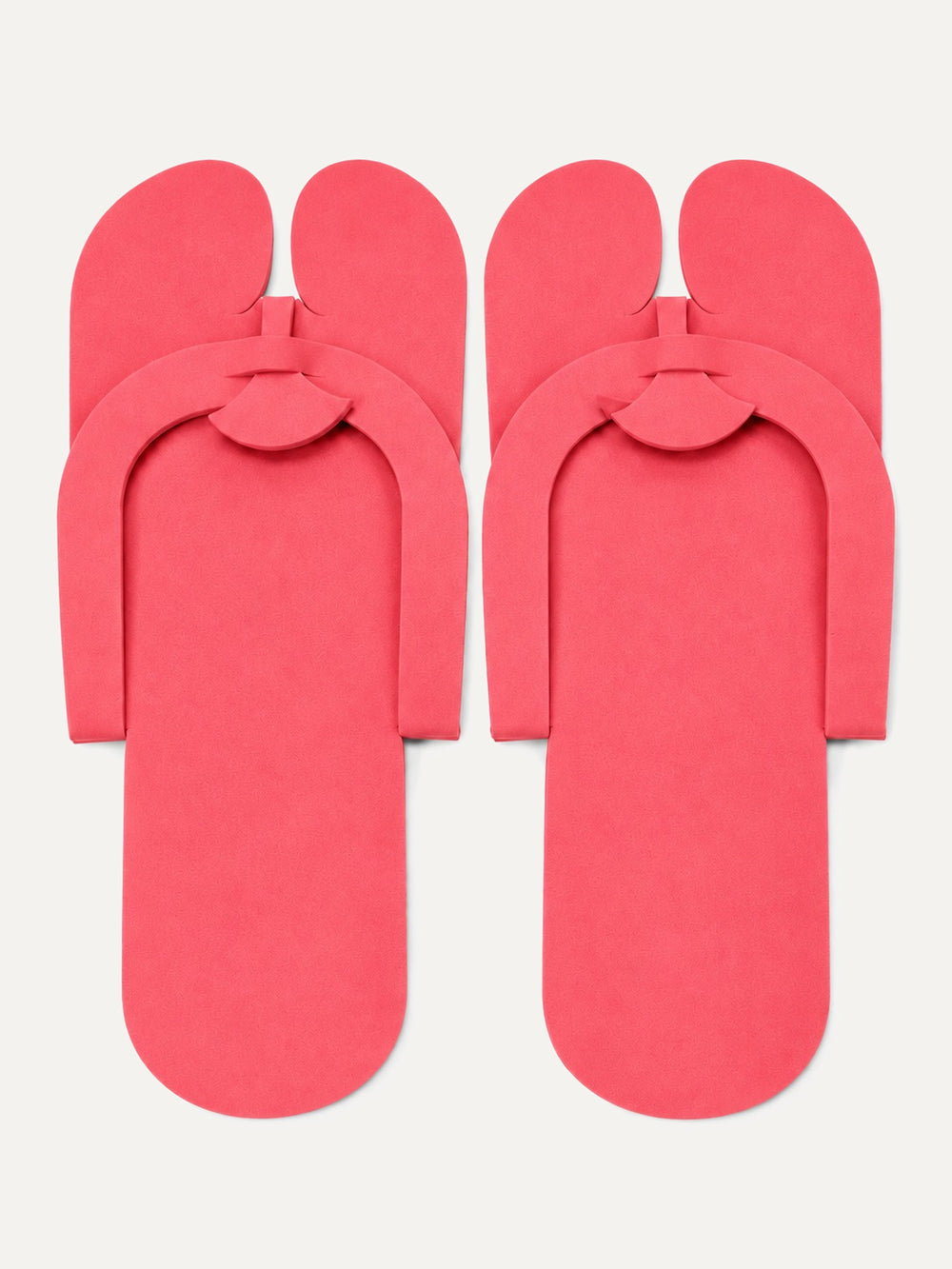 Disposable Foam Pedicure Slippers FS-9 in pink