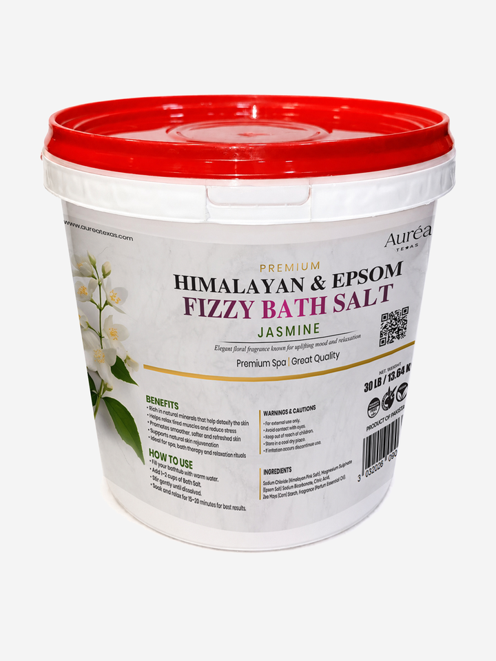 Premium Himalayan & Epsom Fizzy Bath Salt – 30 lb Bucket