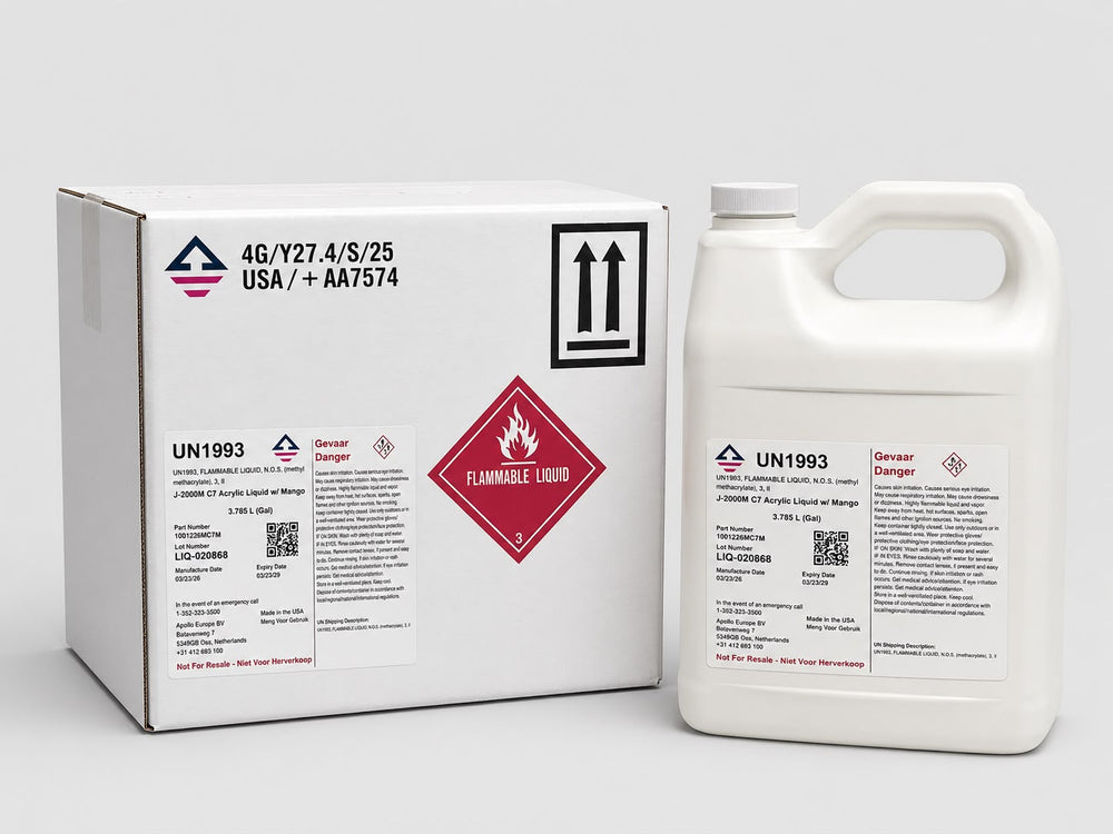 MMA Mango monomer liquid 1 gallon with shipping carton