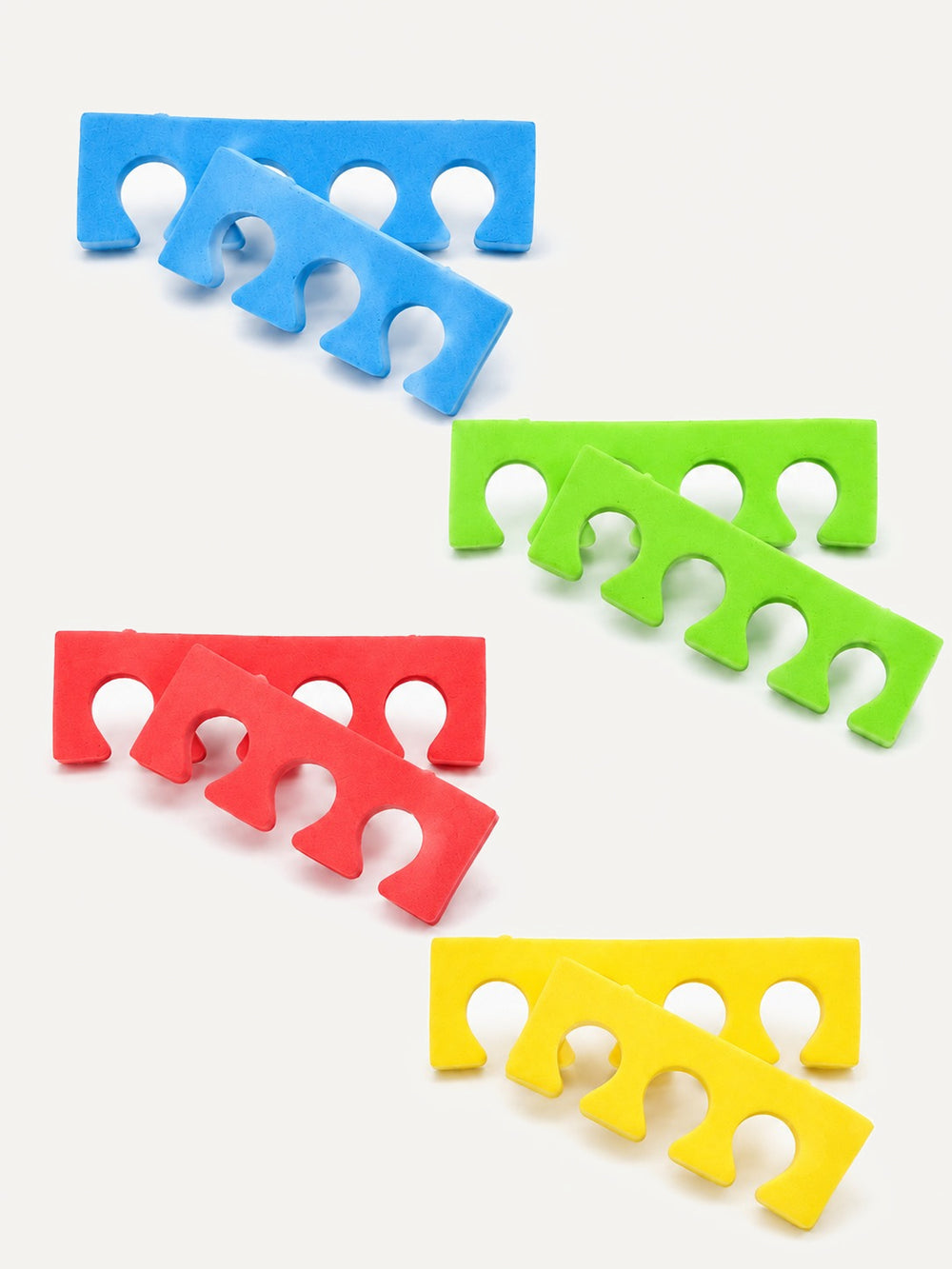 Two-Tone EVA Foam Toe Separators TS-2PM in assorted colors